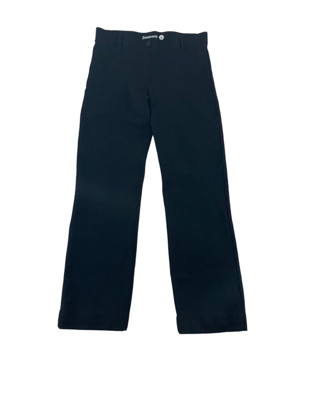 Betabrand Women's Black Straight Leg Pants - Medium